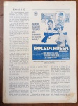 Raro Folheto Programa de Cinema Antigo (1967)  Roleta Russa (Robert Wagner / Peter Lawford)Rara oportunidade para cinéfilos e colecionadores de materiais gráficos clássicos de cinema! Apresentamos o programa/folheto promocional original de cinema impresso para o lançamento nos cinemas brasileiros do eletrizante filme de suspense e espionagem Roleta Russa (Deadly Roulette), lançado em 1967 pela Universal Pictures.