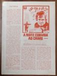 Raro Folheto Programa de Cinema Antigo (1968)  A Noite Convida ao Crime / Jigsaw (UniversaRara oportunidade para cinéfilos, historiadores do design gráfico e colecionadores de materiais clássicos de cinema! Apresentamos o programa/folheto promocional original de cinema impresso para o lançamento nos cinemas brasileiros do intrigante suspense psicodélico A Noite Convida ao Crime (Jigsaw), lançado em 1968 pela Universal Pictures.l)