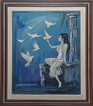 LEON DOBROVOLSKY.- Musa- OST-ACID. Med.: 73 X 72 cm.