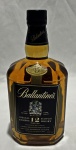 Whisky escocês Ballantine's Special Reserve 12 Years Old, blended Scotch whisky envelhecido por 12 anos, produzido por George Ballantine & Son Ltd., Escócia. Acondicionado em garrafa original de 1 litro, teor alcoólico de 43%, Exemplar com lacre, cápsula e rótulos originais preservados. Conteúdo não atestado.