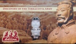 blister com Moeda ½ Dólar 2024 Fiji - KM-1166 Proof FC - Prata (.999) - 10 g - 55 × 27 mm - Comemorativa 50º aniversário da descoberta do Exército de Terracota.