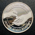 Rara Medalha da França Comemorativa 10º aniversário do Numista 2017 - Prata (.999) - 15,6 g - 30 mm - Proof FC.