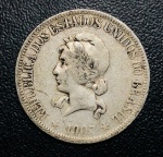 Moeda do Brasil - 1000 Reis 1907 - P-687 - Prata (.900) - 10 g - 26 mm - Republica - Excelente Conservação