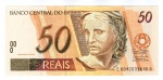 Cédula Do Brasil - 50 Reais 1ª Familia 2009 C-323 FE - Serie Nº 6042 - 2ª Chancela - (Guido Mantega / Henrique de Campos Meirelles).