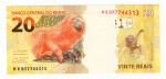 Cédula Do Brasil - 20 Reais 2ª Familia 2019 C-361 FE - Serie HE - ( Paulo Roberto Nunes Guedes - Roberto Campos Neto ).