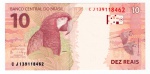 Cédula do Brasil Rara - 10 Reais 2014 C-352 FE - Série CJ 1391 - 2ª Família - (Henrique de Campos Meirelles / Ilan Goldfajn).