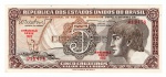 Cédula Do Brasil - 5 Cruzeiros Indio C-112 1962 - Series Nº 092 - 3ª Estampa FE.
