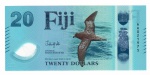Cédula Estrangeira Lançamento - Fiji 20 dólares 2026 - P-New Polimero Fe - Série: ND(2026) Edição `Polímero`- Petrel-de-Fiji.