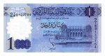 Cédula Estrangeira - Líbia - 1 Dinar 2019 - Polimero FE - Comemorativa 8º Aniversário da Revolução de 17 de fevereiro de 2011.