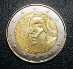 Moeda França - 2 Euros 2015 - Km-2227 FC - Comemorativa 225º aniversário do Festival da Federação - Bimetalica.