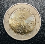 Moeda Estônia - 2 Euros 2019 - Km-90 FC - Comemorativa 150º aniversário do Festival da Canção da Estônia