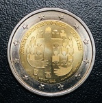 Moeda Portugal - 2 Euros 2023 - Km-943 Fc - Comemorativa Jornada Mundial da Juventude - Lisboa 2023.