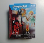 PLAYMOBIL SPECIAL PLUS - Brinquedo miniatura colecionável anjinho e diabinho 71170. LACRADO. Em excelente estado de conservação, mas sem garantia futura. ATENÇÃO! Produto sendo vendido no estado conforme fotos. Testado ou não, diz respeito apenas no momento da catalogação. Questione todas as suas dúvidas antes de efetuar os lances, eles são IRREVOGÁVEIS e IRRETRATÁVEIS! Se necessário, solicitar mais fotos, vídeos ou perguntas para análise via e-mail contato.antig@gmail.com. Grato pelo contato.