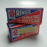 ESTRELA RINGO -  Caixas de espoleta antiga para brinquedos de faroeste, que eram populares nas décadas de 1950 e 1960. ATENÇÃO! Produto sendo vendido no estado conforme fotos. Testado ou não, diz respeito apenas no momento da catalogação. Questione todas as suas dúvidas antes de efetuar os lances, eles são IRREVOGÁVEIS e IRRETRATÁVEIS! Se necessário, solicitar mais fotos, vídeos ou perguntas para análise via e-mail contato.antig@gmail.com. Grato pelo contato.