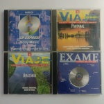 CD's VIAJO PELO BRASIL PANTANAL, VIAJO PELO BRASIL AMAÔNIA, EXAME E CD EXPRESS -  Estado de conservação: CAPA- MB e MÍDIA - MB.  ATENÇÃO! Produto sendo vendido no estado conforme fotos. N(Novo) / MB(Muito Bom) / B(Bom) / M(Mediano) / R(Ruim). LPs podem ter pequenos riscos superficiais q possam causar chiados. Se necessário, solicitar mais fotos, vídeos ou perguntas para análise via e-mail contato.antig@gmail.com. Questione todas suas dúvidas antes de efetuar os lances, eles são IRREVOGÁVEIS e IRRETRATÁVEIS! Leia os Termos e Condições e a caixa de informações do leilão em Home no site www.antig.com.br dando ênfase nas Informações Importantes, ao efetuar o lance o arrematante concorda com Datas, Prazos e Regras da casa de leilões Antig.
