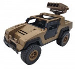 ESTRELA - G.I. JOE. - Jipe de assalto G.I. Joe, feito em plástico pela Estrela na década de 80. Medida: 21cm aproximadamente. Observação: Peças ausentes, marcas de uso.