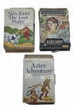 TECTOY - MASTER SYSTEM - CARTUCHOS - Lote com 3 cartuchos de Master System , sendo AZTEC ADVENTURE, ALEX KIDD e ALEX KIDD THE LOST STARS. Não testados, caixas com desgastes e pequenos amassados e rasgos.