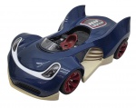 SEGA -  Carro de controle do Sonic, feito de plástico rígido. Rodas livres. Medida: 21cm. Ano: 2013. Observação: Ausência do Sonic, ausência do controle, possui marcas de uso. Não testado.