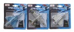 MAISTO  -  FRESH METAL -  TAILWNDS - Lote com 3 miniaturas de aviões com medida de 11cm aproximadamente cada. São eles: EF -2000 EUROFIGHTER, MIRAGE 2000C e B-17G FLYING FORTRESS. Lacrados. Feitos em metal com partes plásticas e acompanham base em plástico.