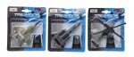 MAISTO  -  FRESH METAL -  TAILWNDS - Lote com 3 miniaturas de aviões com medida de 11cm aproximadamente cada. São eles: SR-71 BLACKBIRD, UH-60A BLACK HAWK e MIG-29 FULCRUM. Lacrados. Feitos em metal com partes plásticas e acompanham base em plástico.