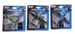 MAISTO  -  FRESH METAL -  TAILWNDS - Lote com 3 miniaturas de aviões com medida de 11cm aproximadamente cada. São eles: F-14 TOMCAT, P-38 LIGHTNING e F4U-1D CORSAIR. Lacrados. Feitos em metal com partes plásticas e acompanham base em plástico.