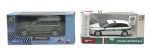 MONDO MOTORS e WELLY - Lote com 2 miniaturas de ferro com partes plásticas. Modelos: ALFA ROMEO da Mondo Motors e VW TOUAREG da Welly. Ambos em escala 1:43. Embalagens com pequenos amassados.