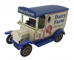 LLEDO DAYS GONE - Antiga miniatura de ferro com partes plásticas da Lledo, coleção Days Gone, feito na Inglaterra nos anos 80. Escala 1:50 / 1:64 (box scale). Retrata carro da Dairy Farm. Pode conter ínfimas marcas.