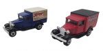 MATCHBOX - Lote com 2 miniaturas em escala 1:64 da Matchbox, ano: 1979. Feitas de ferro com partes plásticas, modelo FORD A. Podem conter ínfimas marcas e desgastes na pintura.