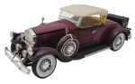 SIGNATURE MODELS - PIERCE -ARROW MODEL B 1930 - Miniatura de escala 1:32, feita de metal com partes plásticas. Partes móveis e pneus de borracha. Pode conter ínfimas marcas e desgastes.