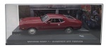 ALTAYA - 007 JAMES BOND CARS COLLECTION - MUSTANG MACH 1 - DIAMONDS ARE FOREVER - Miniatura do carro  do icônico personagem James Bond, o espião 007, Mustang Mach 1 do filme Diamantes para Sempre, em escala 1:43, feito em metal com partes plásticas, protegido em uma caixa expositora de acrílico com cenário embutido. Ano: 2008.