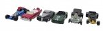 MATTEL - HOT WHEELS / MATCHBOX - Lote com 6 miniaturas em escala 1:64, feitas de metal com partes plásticas, rodas livres. 4 miniaturas Hot Wheels e 2 Matchbox. Podem conter pequenas marcas.