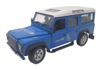 HONGWELL - LAND ROVER DEFENDER - Miniatura em escala 1:24 da Land Rover Defender como carro de serviço da UNICEF. Feita em metal com partes plásticas, rodas móveis e pneus de borracha. Pode conter ínfimas marcas.