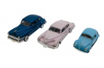SOLIDO - Lote com 3 miniaturas da Solido, feitas na França. Representando carros que marcaram e marcam no Brasil e no mundo, em metal com partes plásticas, rodas livres. Escala 1:43. Podem conter ínfimas marcas.