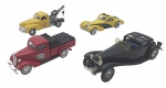 SOLIDO - Lote com 4 miniaturas da Solido, feitas na França. Representando carros que marcaram e marcam no Brasil e no mundo, em metal com partes plásticas, rodas livres. Escala 1:43. Podem conter ínfimas marcas.