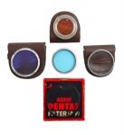 FILTROS DE LENTE - Lote com 5 filtros de lente de diversas marcas e tamanhos, podem conter ínfimos desgastes.