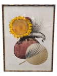 ASSINATURA DESCONHECIDA, "Solarium", prova do artista, datado de 1981, moldura em madeira imitando bambu, medindo 78x59cm.