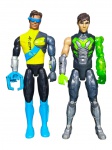 COLECIONISMO, lote composto por dois (2) bonecos de ação Max Steel, ambos da manufatura Mattel, em plástico, com corpos articulados e trajes estilo futurista/armadura. Ambos bonecos apresenta marcação Mattel Inc., apresenta sinais de uso e leves falhas, medindo 30cm de altura.