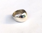 Vintage Luxo Jóias, Anel Boleado em Prata de Lei, Aro 18. Peso total 5,45gr