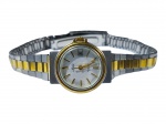Fashion Coleção, Relógio Mido Multifort Misto, Aço e Dourado, Quartz, Ladies, medindo 24mm de diâmetro, Vidro Cristal, Segundeiro Central, Calendário, Coroa original assinada um pouco envelhecida. Fundo em Aço de Pressão, Série 2350. Máquina original Swiss funcionando perfeita. Pulseira Original grande, maior que 21cm