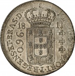 Moeda do Brasil: 960 Réis 1811 Rio - Graduada pela NGC MS 61 - Flor de Cunho - Prata 