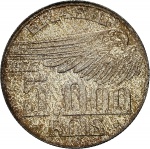 Moeda do Brasil: 5000 Réis 1936 - Santos Dumont - Graduada pela NGC MS 64 - Flor de Cunho - Prata