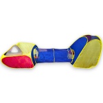 BRINQUEDO INFANTIL 3 EM 1 EXECUTADO EM TECIDO SINTÉTICO 100% POLIÉSTER, ESTRUTURA FLEXÍVEL EM CABO DE AÇO, COMPOSTA POR 53 (CINQUENTA TRÊS) PEÇAS, SENDO: BARRACA, MEDINDO 70 X 90 X 70 CM; TÚNEL, MEDINDO 50 X 50 X 115 CM; CERCADO, MEDINDO 75 X 50 X 75 CM E APROXIMADAMENTE 50 BOLAS COLORIDAS, DESTINADO A ATIVIDADES LÚDICAS INFANTIS. APRESENTA MARCAS DO TEMPO, USO, DESGASTES E/OU PEQUENAS IMPERFEIÇÕES COMPATÍVEIS COM SUA UTILIZAÇÃO E ESTADO DE CONSERVAÇÃO, CONFORME FOTOS EXTRAS.