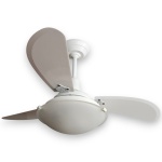 VENTILADOR DE TETO, COM TRÊS PÁS EM MDF, ILUMINAÇÃO ACOPLADA, POTÊNCIA DE 120W, BIVOLT. TRATA-SE DE PEÇA ELETROELETRÔNICA USADA, PODENDO ESTAR INSTALADO OU NÃO, SENDO QUE EVENTUAIS TESTES E VERIFICAÇÕES REALIZADOS DURANTE A CATALOGAÇÃO REFLETEM APENAS AS CONDIÇÕES OBSERVADAS NAQUELE MOMENTO, CONFORME FOTOS EXTRAS. TODAVIA, EM RAZÃO DE DESINSTALAÇÃO, MANUSEIO, TRANSPORTE, ARMAZENAMENTO E NOVA INSTALAÇÃO, NÃO OFERECEMOS QUALQUER TIPO DE GARANTIA DE FUNCIONAMENTO APÓS A RETIRADA E/OU ENTREGA, DEVENDO O ARREMATANTE CONSIDERAR TAIS CONDIÇÕES PREVIAMENTE À ARREMATAÇÃO.