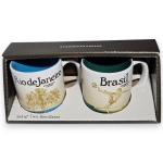 STARBUCKS - CONJUNTO DE CANECAS COLECIONÁVEIS /OU SOUVENIRS, MADE IN THAILAND, EXECUTADAS EM CERÂMICA PARA CAFÉ ESPRESSO (DEMITASSE) COM O TEMA RIO DE JANEIRO E BRASIL, CAPACIDADE DE 89 ML, MEDINDO 6 X 8 X 6 CM CADA. EM SUA EMBALAGEM ORIGINAL. NUNCA USADAS. APRESENTA MARCAS DO TEMPO, USO, PEQUENOS RISCOS, MANCHAS, PEQUENOS DESGASTES E/OU IMPERFEIÇÕES COMPATÍVEIS COM SUA UTILIZAÇÃO E ESTADO DE CONSERVAÇÃO, CONFORME FOTOS EXTRAS. ESCLAREÇA TODAS AS DÚVIDAS ANTES DE EFETUAR SEU LANCE, QUE SERÁ CONSIDERADO IRREVOGÁVEL E IRRETRATÁVEL. CONSULTE PREVIAMENTE OS TERMOS E CONDIÇÕES DISPONÍVEIS NO SITE. CONTATO (21) 98264-3000.