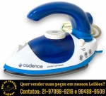CADENCE - FERRO ELÉTRICO POWER COMPACT, MODELO IRO050, BIVOLT, 850/700W. TRATA-SE DE ITEM ELETROELETRÔNICO SEMINOVO, NÃO TESTADO E VENDIDO NO ESTADO EM QUE SE ENCONTRA, PODENDO APRESENTAR SINAIS DE USO, MARCAS DO TEMPO, DESGASTES NATURAIS, PEQUENAS IMPERFEIÇÕES, AUSÊNCIA DE PEÇAS, NECESSIDADE DE MANUTENÇÃO, REPAROS, RESTAUROS, TROCA DE COMPONENTES, BATERIAS DESCARREGADAS E/OU OUTRAS CARACTERÍSTICAS PRÓPRIAS DE SUA NATUREZA, UTILIZAÇÃO E ESTADO DE CONSERVAÇÃO, CONFORME FOTOS EXTRAS. NÃO HÁ GARANTIA DE FUNCIONAMENTO, INTEGRIDADE INTERNA, ORIGINALIDADE DE COMPONENTES, ACESSÓRIOS, SOFTWARES, SENHAS, DESBLOQUEIOS, CONECTIVIDADE, PERFORMANCE OU VIDA ÚTIL, DEVENDO O ARREMATANTE CONSIDERAR TODAS ESSAS CONDIÇÕES PREVIAMENTE À OFERTA E ARREMATAÇÃO. TAIS ASPECTOS NÃO SERÃO, POR SI SÓ, MOTIVO PARA DESCLASSIFICAÇÃO, CANCELAMENTO DA VENDA OU QUESTIONAMENTOS POSTERIORES. ESCLAREÇA TODAS AS DÚVIDAS ANTES DE EFETUAR SEU LANCE, QUE SERÁ CONSIDERADO IRREVOGÁVEL E IRRETRATÁVEL. CONSULTE PREVIAMENTE OS TERMOS E CONDIÇÕES DISPONÍVEIS NO SITE. CONTATO (21) 98264-3000.