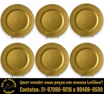 CROMUS - CONJUNTO DE SOULPLATS EXECUTADO EM MATERIAL PLÁSTICO COMPOSTO POR SEIS PEÇAS, MEDINDO 33 CM CADA. APRESENTAM MARCAS DO TEMPO, USO E PEQUENAS IMPERFEIÇÕES SUPERFICIAIS COMPATÍVEIS COM SUA UTILIZAÇÃO E ESTADO DE CONSERVAÇÃO, CONFORME FOTOS EXTRAS. ESCLAREÇA TODAS AS DÚVIDAS ANTES DE EFETUAR SEU LANCE, QUE SERÁ CONSIDERADO IRREVOGÁVEL E IRRETRATÁVEL. CONSULTE PREVIAMENTE OS TERMOS E CONDIÇÕES DISPONÍVEIS NO SITE. CCONTATO (21) 98264-3000.