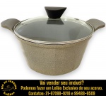 NEOFLAM – CAÇAROLA, MADE IN  REPUBLIC OF KOREA, LINHA MARBLE, EXECUTADA EM ALUMÍNIO COM REVESTIMENTO CERÂMICO ANTIADERENTE, DITO ECOLON® (TECNOLOGIA SUSTENTÁVEL DESENVOLVIDA A PARTIR DE MINERAIS NATURAIS ENCONTRADOS NA PRÓPRIA TERRA, COMO AREIA, ROCHAS E SÍLICA), DUAS ABAS LATERAIS, CAPACIDADE 4,5L, ACOMPANHADA DE TAMPA EM VIDRO, MEDINDO 19 X 33 X 25 CM. APRESENTAM MARCAS DO TEMPO, USO E PEQUENAS IMPERFEIÇÕES SUPERFICIAIS COMPATÍVEIS COM SUA UTILIZAÇÃO E ESTADO DE CONSERVAÇÃO, CONFORME FOTOS EXTRAS. ESCLAREÇA TODAS AS DÚVIDAS ANTES DE EFETUAR SEU LANCE, QUE SERÁ CONSIDERADO IRREVOGÁVEL E IRRETRATÁVEL. CONSULTE PREVIAMENTE OS TERMOS E CONDIÇÕES DISPONÍVEIS NO SITE. CONTATO (21) 98264-3000.