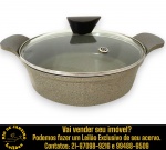 NEOFLAM – CAÇAROLA, MADE IN  REPUBLIC OF KOREA, LINHA MARBLE, EXECUTADA EM ALUMÍNIO COM REVESTIMENTO CERÂMICO ANTIADERENTE, DITO ECOLON® (TECNOLOGIA SUSTENTÁVEL DESENVOLVIDA A PARTIR DE MINERAIS NATURAIS ENCONTRADOS NA PRÓPRIA TERRA, COMO AREIA, ROCHAS E SÍLICA), DUAS ABAS LATERAIS, CAPACIDADE 2,8L, ACOMPANHADA DE TAMPA EM VIDRO, MEDINDO 13 X 33 X 26 CM. APRESENTAM MARCAS DO TEMPO, USO E PEQUENAS IMPERFEIÇÕES SUPERFICIAIS COMPATÍVEIS COM SUA UTILIZAÇÃO E ESTADO DE CONSERVAÇÃO, CONFORME FOTOS EXTRAS. ESCLAREÇA TODAS AS DÚVIDAS ANTES DE EFETUAR SEU LANCE, QUE SERÁ CONSIDERADO IRREVOGÁVEL E IRRETRATÁVEL. CONSULTE PREVIAMENTE OS TERMOS E CONDIÇÕES DISPONÍVEIS NO SITE. CONTATO (21) 98264-3000.