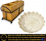 CONJUNTO, PARTE DE SERVIÇO DE MESA, EXECUTADO EM MATERIAIS, TÉCNICAS, MARCAS, MODELOS, MEDIDAS, FORMATOS, TAMANHOS, UTILIDADES E PROCEDÊNCIAS DIVERSOS COMPOSTO POR DUAS PEÇAS, SENDO: PORTA-TALHERES EM MADEIRA, APRESNETA TRÊS COMPARTIMENTOS EM ESTRUTURA DE METAL PINTADO, BASE COM PÉS ESFÉRICOS, MEDINDO 12 X 29 X 9 CM E CESTA PARA PÃES E/OU TORRADAS EXECUTADO EM CROCHÊ, ESTRUTURA ARMADA, MEDINDO 7 X 25 CM. APRESENTAM MARCAS DO TEMPO, USO E PEQUENAS IMPERFEIÇÕES SUPERFICIAIS COMPATÍVEIS COM SUA UTILIZAÇÃO E ESTADO DE CONSERVAÇÃO, CONFORME FOTOS EXTRAS. ESCLAREÇA TODAS AS DÚVIDAS ANTES DE EFETUAR SEU LANCE, QUE SERÁ CONSIDERADO IRREVOGÁVEL E IRRETRATÁVEL. CONSULTE PREVIAMENTE OS TERMOS E CONDIÇÕES DISPONÍVEIS NO SITE. CONTATO (21) 98264-3000.
