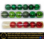 CONJUNTO DE BOLAS NATALINAS EXECUTADAS EM MATERIAL PLÁSTICO, POSSIVELMENTE POLIPROPILENO, MARCAS, MODELOS, REVESTIMENTOS E PROCEDÊNCIAS DIVERSOS, COMPOSTO POR 17 (DEZESSETE) PEÇAS, SENDO: DOZE, COR VERDE, APRESENTANDO TEXTURAS VARIADAS, MEDINDO 10 CM CADA E CINCO, COR VERMELHA, APRESENTANDO REVESTIMENTOS MISTOS, MEDINDO 8 CM CADA. APRESENTAM MARCAS DO TEMPO, USO E PEQUENAS IMPERFEIÇÕES SUPERFICIAIS COMPATÍVEIS COM SUA UTILIZAÇÃO E ESTADO DE CONSERVAÇÃO, CONFORME FOTOS EXTRAS. ESCLAREÇA TODAS AS DÚVIDAS ANTES DE EFETUAR SEU LANCE, QUE SERÁ CONSIDERADO IRREVOGÁVEL E IRRETRATÁVEL. CONSULTE PREVIAMENTE OS TERMOS E CONDIÇÕES DISPONÍVEIS NO SITE. CONTATO (21) 98264-3000.